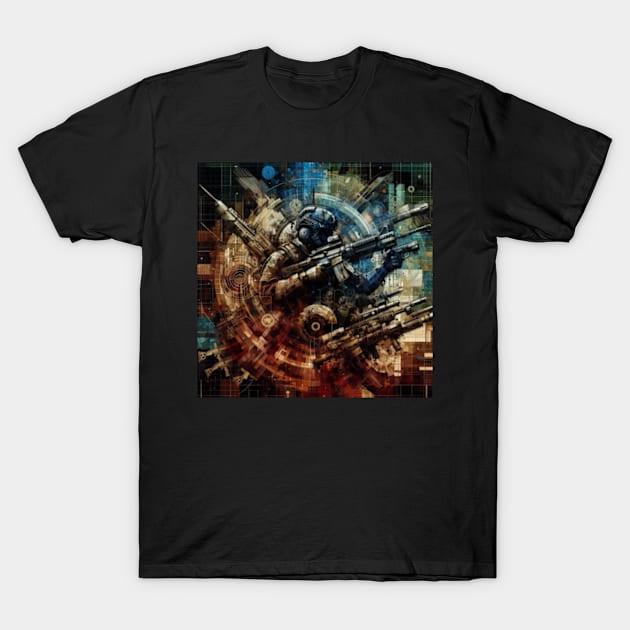 Tactical Tumult Military T-Shirt by AmelieDior